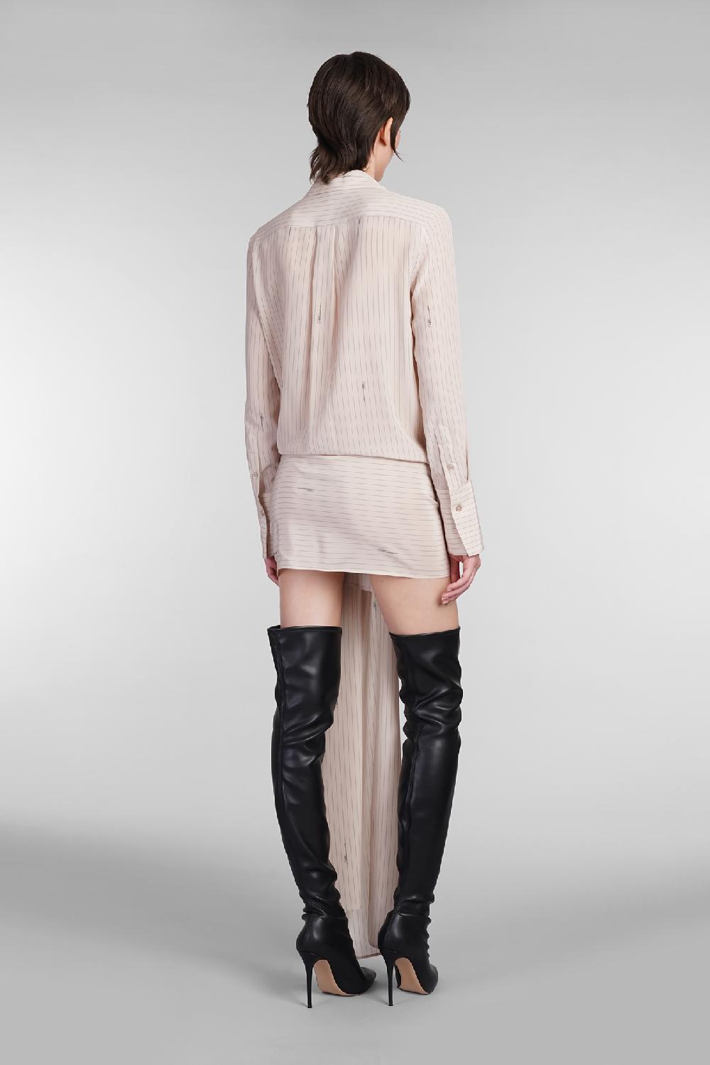 Deliberti Blumarine Abito in seta beige cod. 403547 - Deliberti The Luxury Shopping Vendita Calda